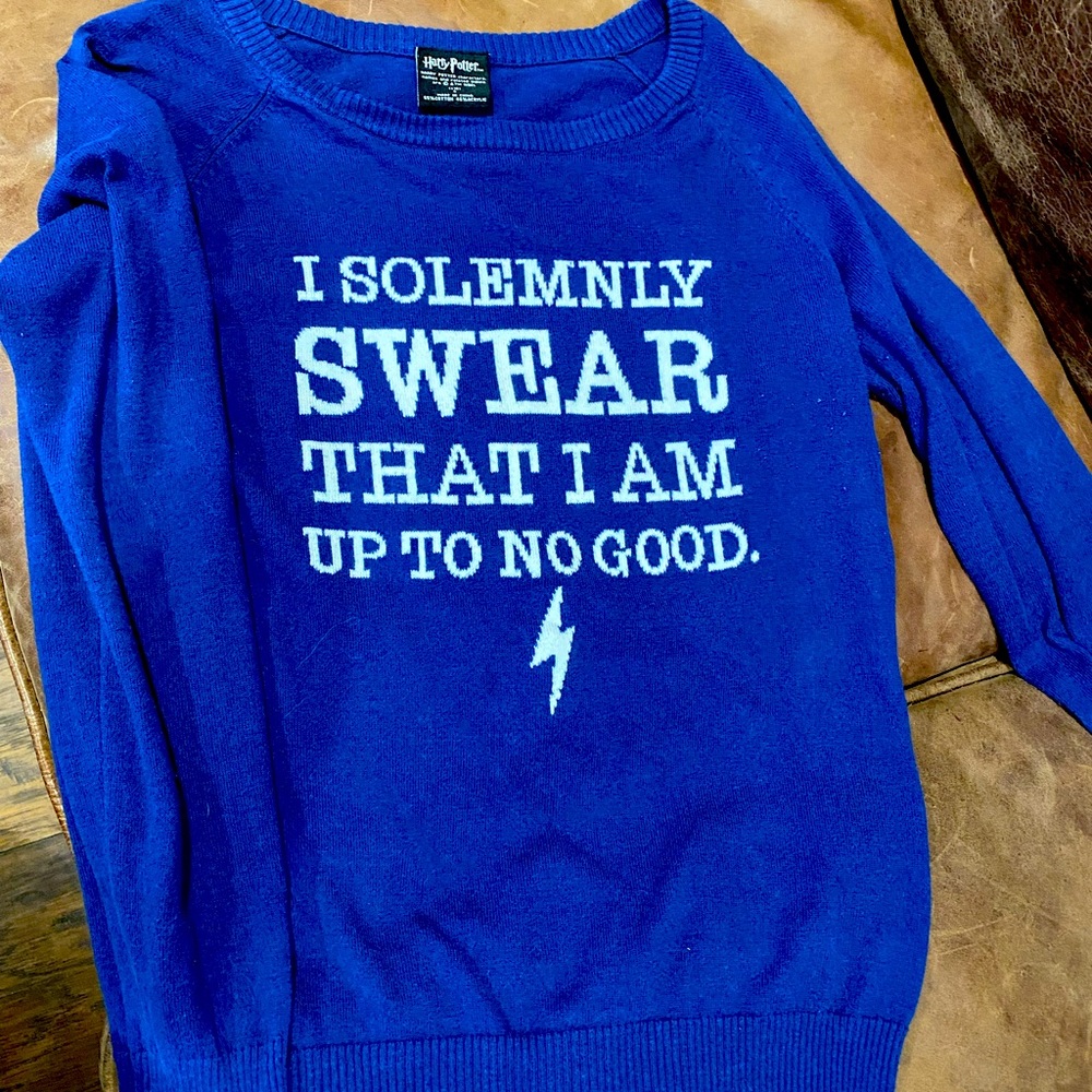 Registered Harry Potter sweater size small.